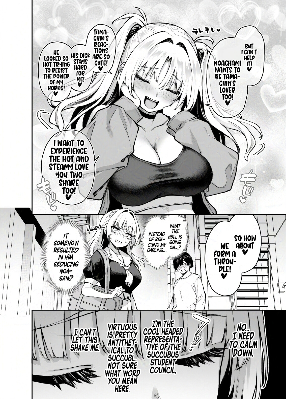Hentai Manga Comic-Succubus Student Council Milking Club 3-Read-5